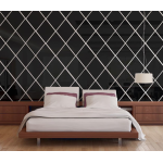 Set 10 Oglinzi Design ROMB NEGRE - Oglinzi Decorative Acrilice Cristal - Diamant - NEGRE