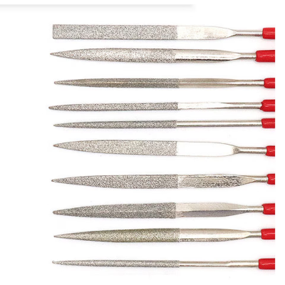 Set 10 Pile de precizie diamantate Diverse Forme 3x140x6 mm GR65006