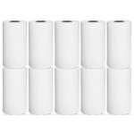 Set 10 role hartie termica pentru imprimanta termica sau casa de marcat 57x25mm