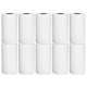 Set 10 role hartie termica pentru imprimanta termica sau casa de marcat 57x25mm