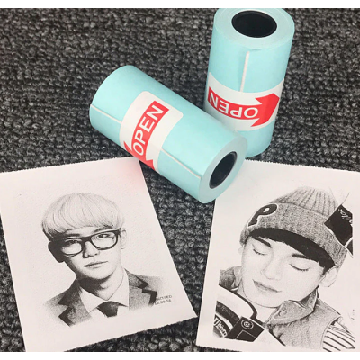 Set 10 role hartie termica pentru imprimanta termica sau casa de marcat 57x25mm