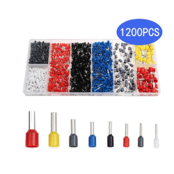 UB Set 1200 conectori de sertizare pentru cabluri Multicolori