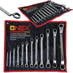 Set 12 chei inelare cu cot 6 / 32mm Chrome Vanadium Cr V OX 3245