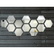 Set 12 Oglinzi Design Hexagon MEDII 15x15 - Oglinzi Decorative Acrilice Cristal - Diamant - Fagure 12 bucati/set TA