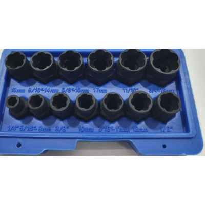 Set 13 Extractoare suruburi rupte