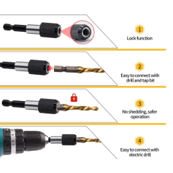 Set 13 piese Burghie si Taroduri combinat SAE si Metric AURII