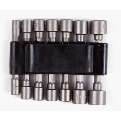Set 14 adaptoare tip bit cu chei tubulare hexagonale 5-12