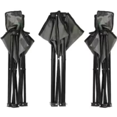 Set 1 Masa cu 2 Scaune Pentru Camping Pliabile Model Army Geanta Inclusa