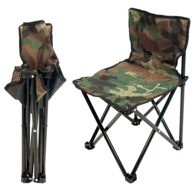 Set 1 Masa cu 2 Scaune Pentru Camping Pliabile Model Army Geanta Inclusa