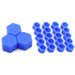 Set 20 capace prezoane 17" ALBASTRE din Silicon pentru jante