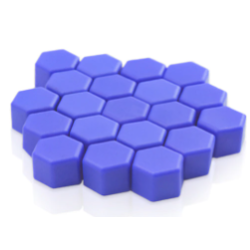 Set 20 capace prezoane 17" MOV INCHIS din Silicon pentru jante