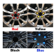 Set 20 capace prezoane 17 MOV INCHIS din Silicon pentru jante