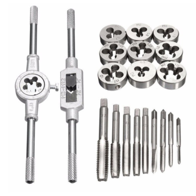 Set 20 piese filiere si tarozi trusa plastic