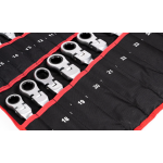 Set 22 piese chei combinate fixe si inelare articulate de la 6 la 32 mm