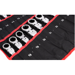 Set 22 piese chei combinate fixe si inelare articulate de la 6 la 32 mm