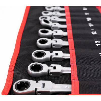 Set 22 piese chei combinate fixe si inelare articulate de la 6 la 32 mm