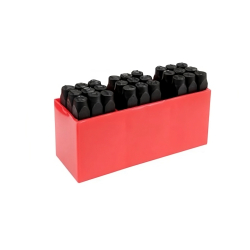 Set 27 poansoane litere 8 mm