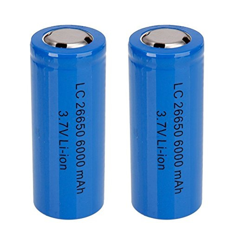 Set 2 Acumulator 26650 ART FAT BLUE 6800mAH 3.7V