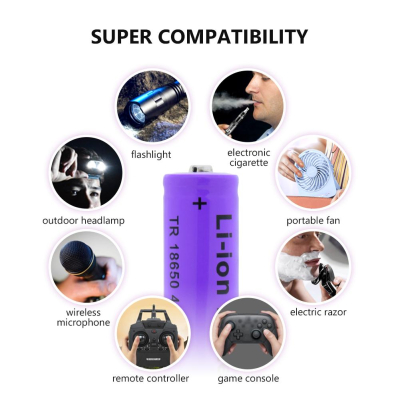 Set 2 Acumulatori MOV  Li-Ion ART 18650 4800 mAh 3.7V cu varf