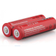 Set 2 Acumulatori UltraFire 18650 4200 mAh 3.7V ROSII
