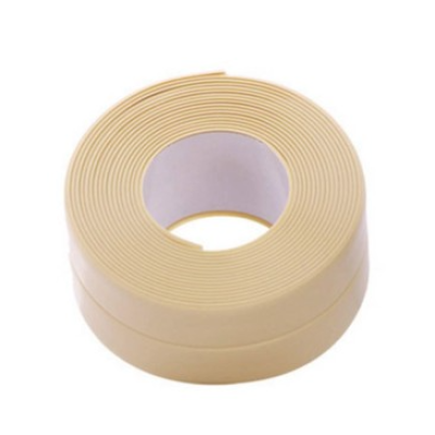 Set 2 Banzi late adezive etansare pentru baie din plastic BEJ (CREAM) 3 M