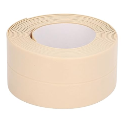 Set 2 Banzi late adezive etansare pentru baie din plastic BEJ (CREAM) 3 M