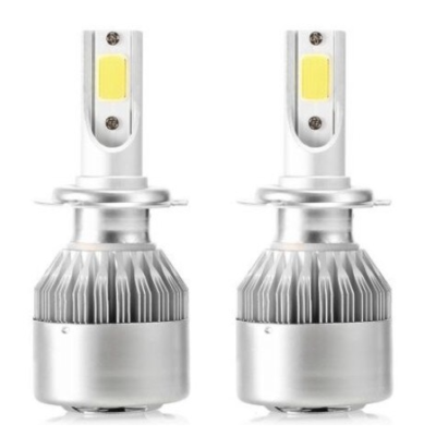 Set 2 becuri auto C6 H3 6000K 36W/bec 8000lm 60LED
