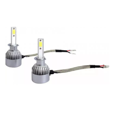Set 2 becuri auto C6 H3 6000K 36W/bec 8000lm 60LED
