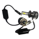 Set 2 becuri auto COB H7, 100W, lumina alb-rece, 12000 lumeni