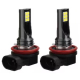 Set 2 becuri auto H11/H8 12 LED putere 80W temperatura 6000K