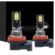 Set 2 becuri auto H11/H8 12 LED putere 80W temperatura 6000K
