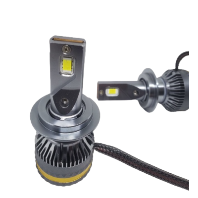 Set 2 becuri auto H11 LED A8, 100W, 15000 Lumeni, Lumina alba 6000k