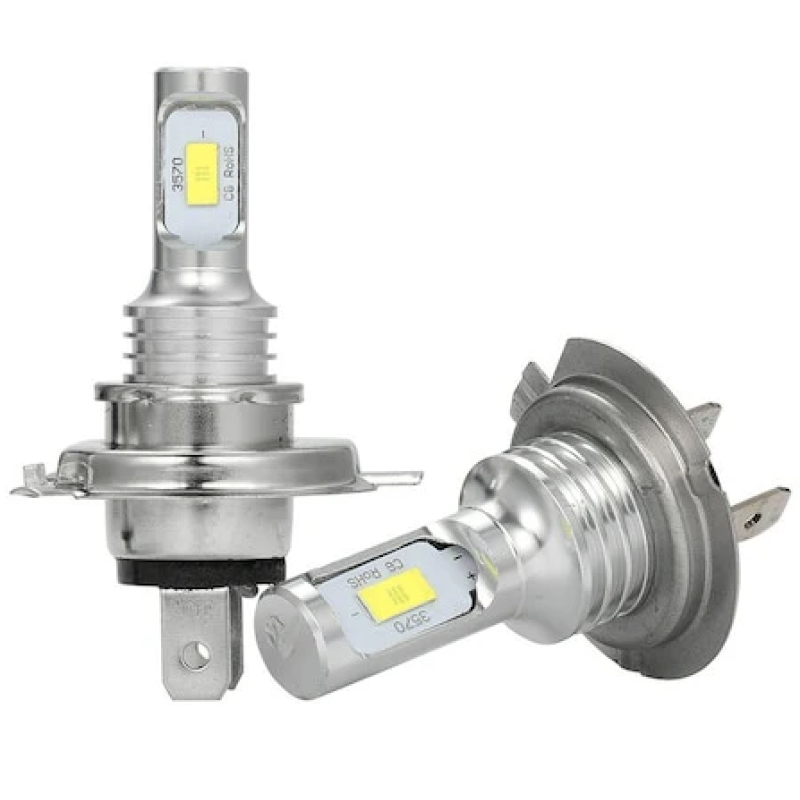 Set 2 Becuri auto H7 12 LED SMD putere 1600W