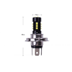 UB Set 2 becuri auto H7 15 LED/BEC putere 80W/ 8000lm Lumina alba temperatura 8000k