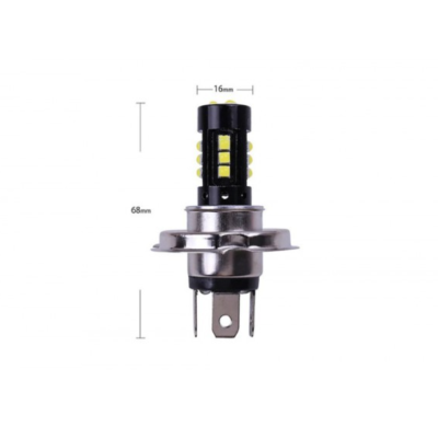 UB Set 2 becuri auto H7 15 LED/BEC putere 80W/ 8000lm Lumina alba temperatura 8000k