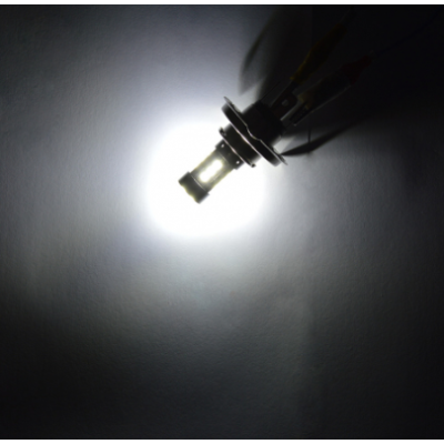UB Set 2 becuri auto H7 15 LED/BEC putere 80W/ 8000lm Lumina alba temperatura 8000k
