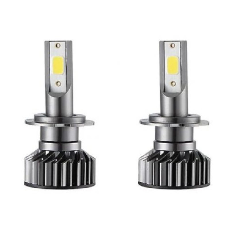 Set 2 Becuri Auto H7 cu Led Mini putere 50w 8000lm per bec temperatura 6000K