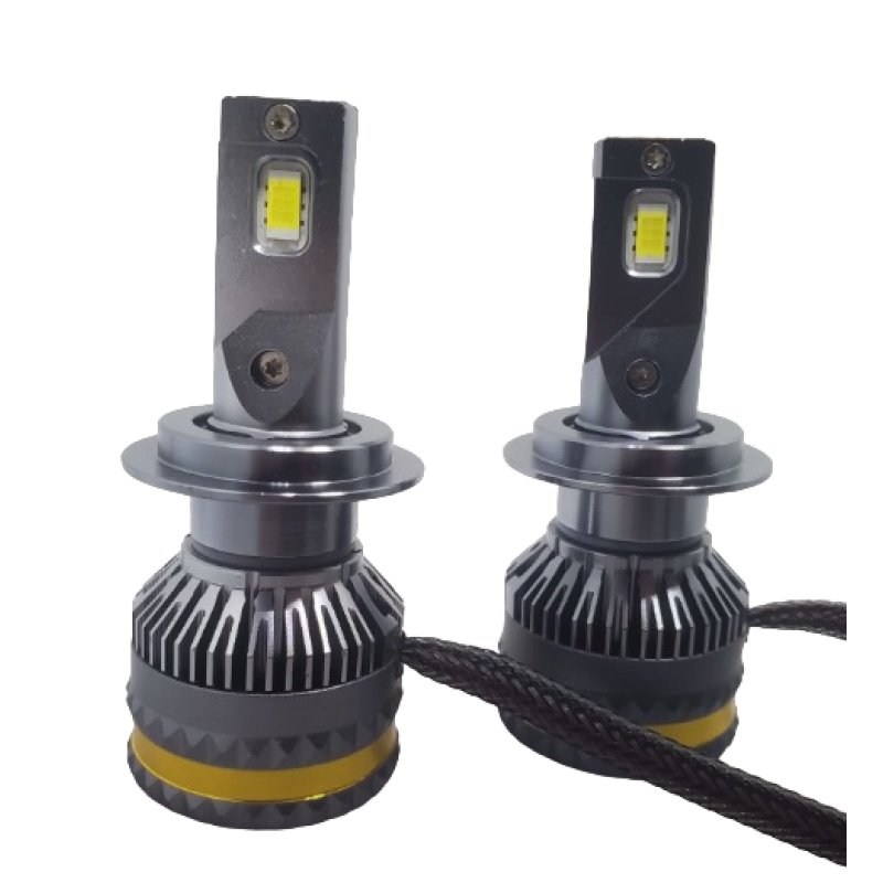 Set 2 becuri auto H7 LED A8, 100W, 15000 Lumeni, Lumina alba 6000k