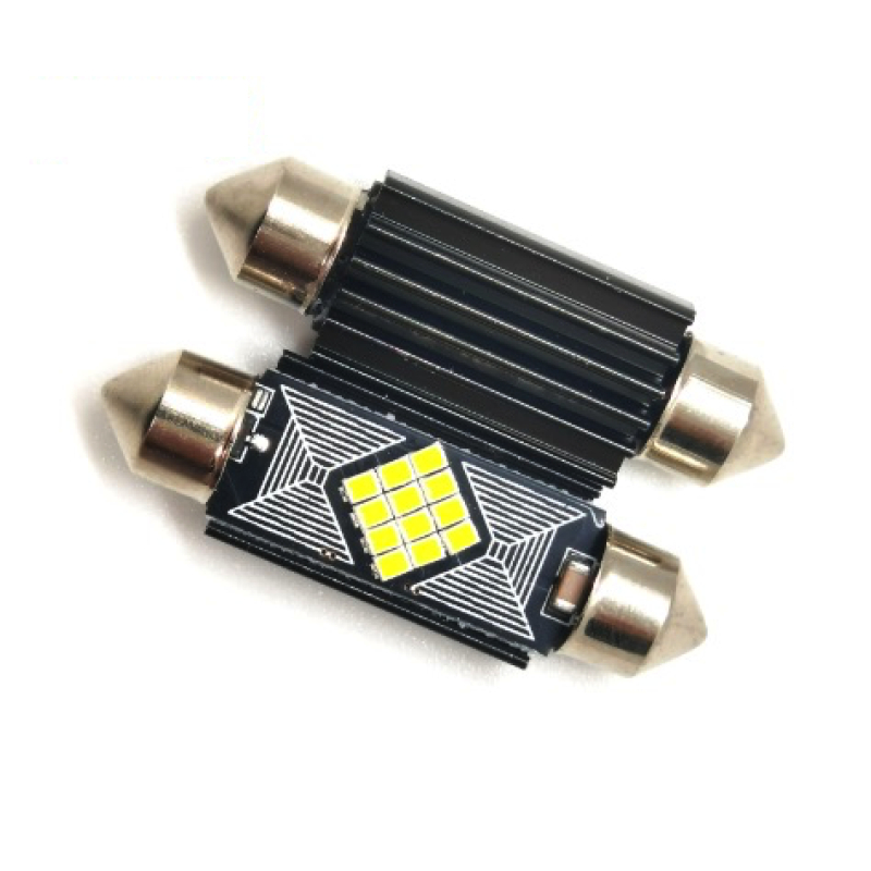 Set 2 Becuri Auto LED Canbus Interior 39 mm Alb