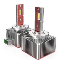 Set 2 becuri auto LED D3S 6500k 110W/set canbus Carcasa ROSIE