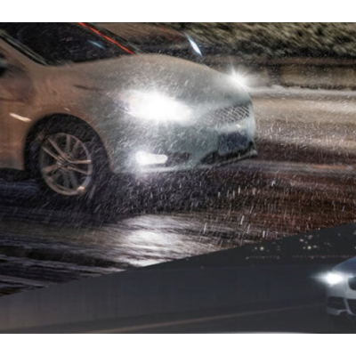 Set 2 becuri auto LED FQ5 H7 cu ventilator 12V putere 180W culoare 6000K 2 SMD 10000LM/bec