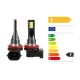 Set 2 Becuri auto LED H11 / H8 putere 60w 12LED SMD temperatura 6000K 6800lm