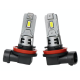 Set 2 becuri auto LED H11 K7 model 3570 de 100W 10000 lumeni 6000k