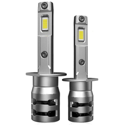 Set 2 becuri auto LED H1 K7 model 3570 de 100W 10000 lumeni 6000k