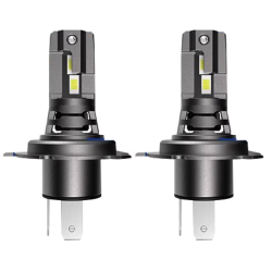 Set 2 becuri auto LED H4 K7 model 3570 de 100W 10000 lumeni 6000k