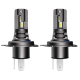 Set 2 becuri auto LED H4 K7 model 3570 de 100W 10000 lumeni 6000k