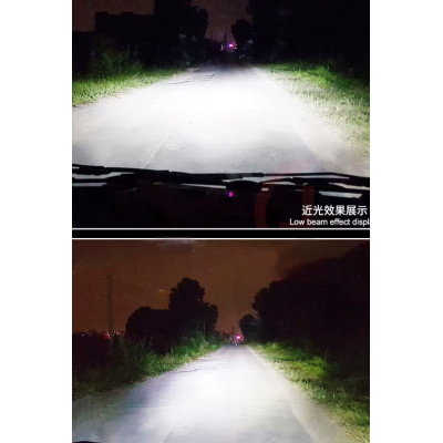 Set 2 becuri auto LED H4 K7 model 3570 de 100W 10000 lumeni 6000k