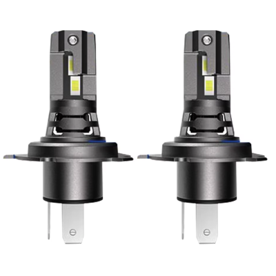 Set 2 becuri auto LED H4 K7 model 3570 de 100W 10000 lumeni 6000k