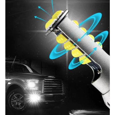 Set 2 becuri auto LED H7 30LED putere 80W cu 4000LM si temperatura culoare 6000K