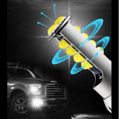 Set 2 becuri auto LED H7 30LED putere 80W cu 4000LM si temperatura culoare 6000K